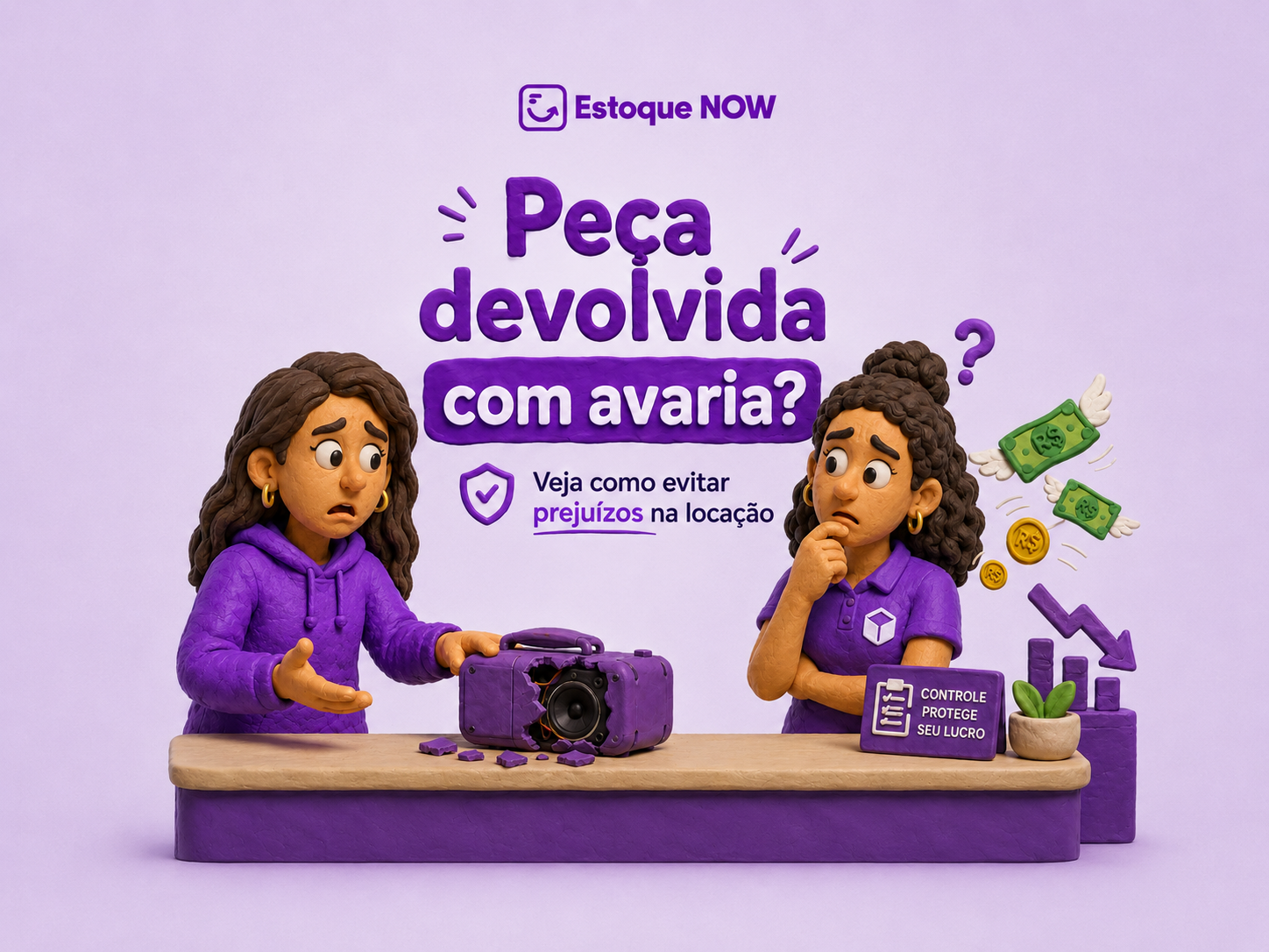 Como evitar prejuízos com peças perdidas, quebradas ou não devolvidas na locação?
