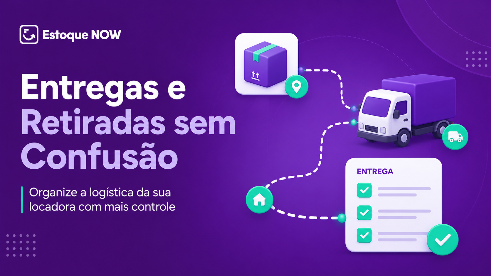 Como organizar entregas e retiradas em uma empresa de locação?