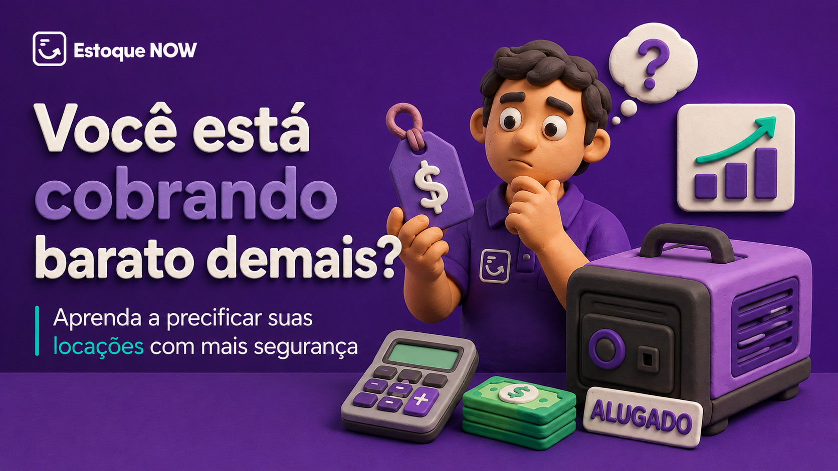 Como precificar produtos de locação sem cobrar barato demais?