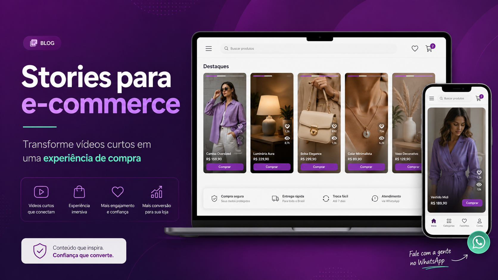 Stories para e-commerce: como transformar vídeos curtos em uma experiência de compra